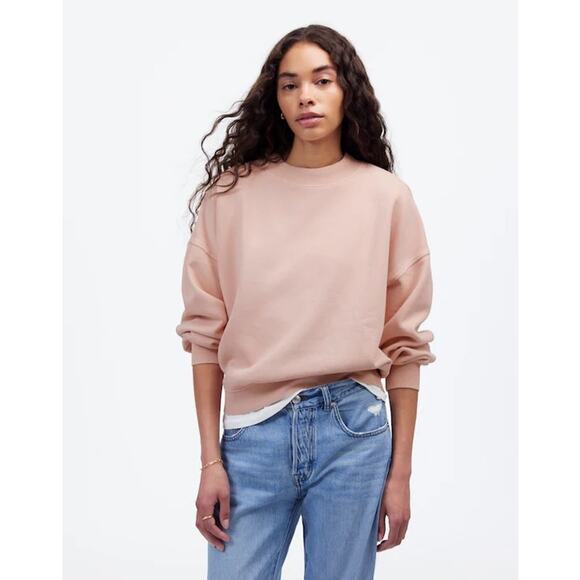 Madewell Relaxed Mockneck Sweatshirt Size S - Picture 1 of 10